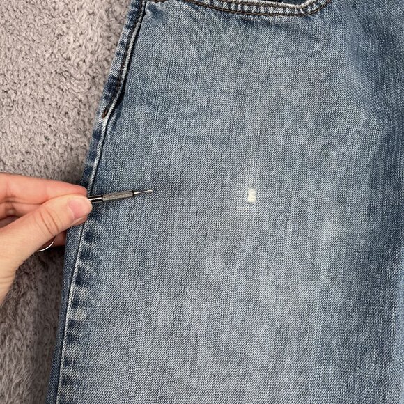 Y2K Levi's 559 Relaxed Straight Light wash Mens Jeans Sz 34 x 33 - Picture 7 of 8